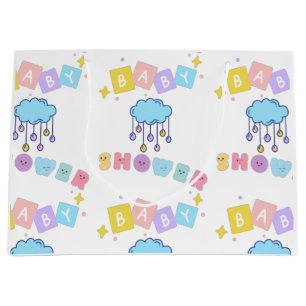 Baby-Shower-Geschenktasche groß Große Geschenktüte
