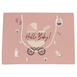 Baby-Shower-Geschenktasche Große Geschenktüte