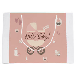 Baby-Shower-Geschenktasche Große Geschenktüte