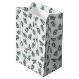 Baby Shower Gift Bag Fern Pattern Dinosaur Party Mittlere Geschenktüte