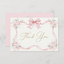 Baby Shower Girl Dankeschön Card mit Buggy