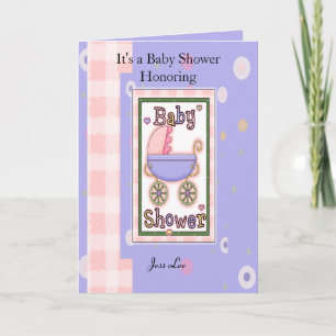 Baby Shower Girl Einladung