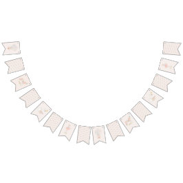 Baby Shower Girl Star Princess Fairytale Ballerina Wimpelkette