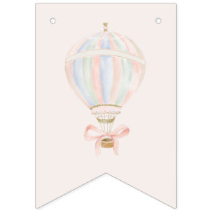 Baby Shower Girl Star Princess Fairytale Ballerina Wimpelkette