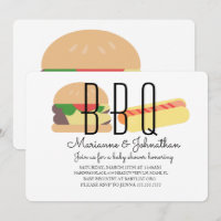 Baby Shower GRILLEN Baby Q Backyard Hot Dog Hambur