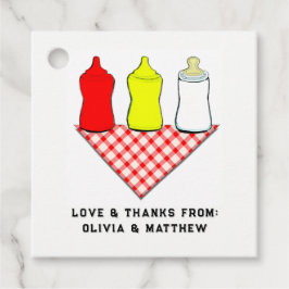 Baby Shower GRILLEN Geschenkanhänger