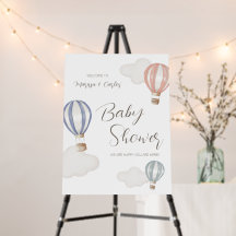 Baby-Shower-Heißluftballons Geschlechtsneutral