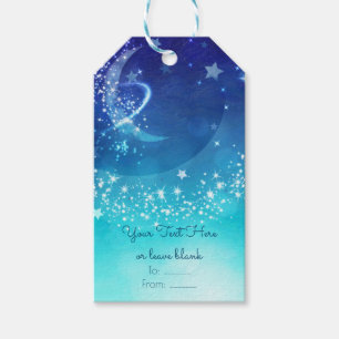 Baby Shower Himmel Mond Glitzernder Himmel Party F Geschenkanhänger