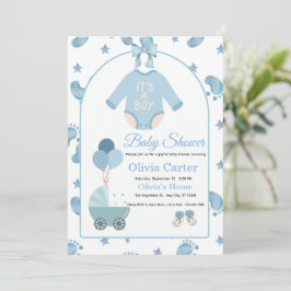 Baby Shower Invitation Dankeskarte