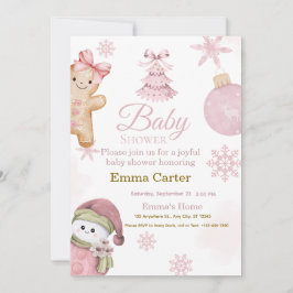 Baby Shower Invitation Feiertagskarte