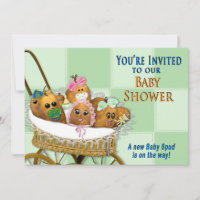 BABY SHOWER INVITATION - KARTOFFELFAMILIENSAMMLUNG