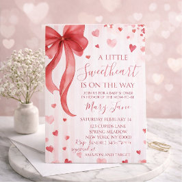Baby shower invitation "Little Darling", Valentine Einladung