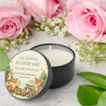 Baby Shower Invite | Woodland Diaper Raffle Card