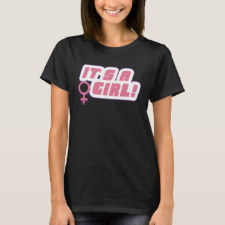 Baby Shower It s A Girl Gender Reveal T-Shirt