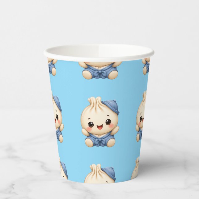 Baby Shower Junge Bao Pappbecher (Links)
