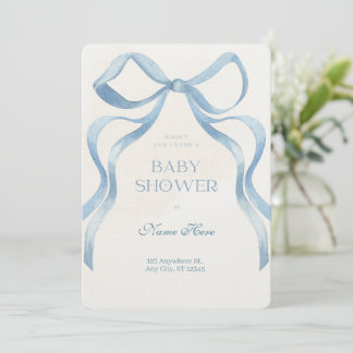 Baby Shower Junge  Einladung