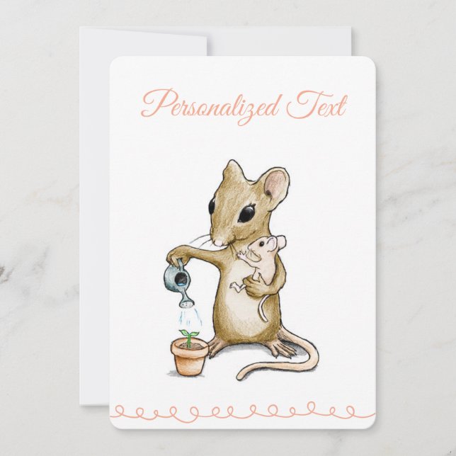 Baby Shower Karte (Vorderseite)