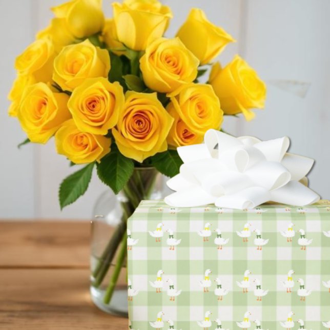 Baby Shower Kleine Gans Geschenkpapier (Von Creator hochgeladen)