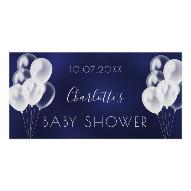 Baby Shower Marinesolons Poster (Vorderseite)