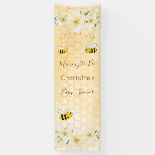 Baby Shower Mommy to bebe Hummel Honigwabenbienen Banner