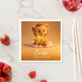 Baby Shower Napkins – Little Lion & Star Serviette