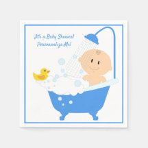 Baby Shower Niedlich Baby in der Badewanne Persona