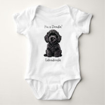 Baby Shower Niedlich Labradoodle Welpe - Ich bin e