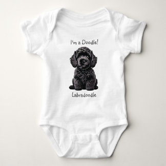 Baby Shower Niedlich Labradoodle Welpe - Ich bin e Baby Strampler
