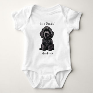 Baby Shower Niedlich Labradoodle Welpe - Ich bin e Strampler