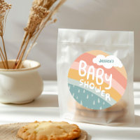 BABY SHOWER Niedliche Wolken Regenbogen Regen Cust