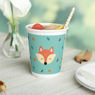 Baby Shower, Paper cup, Animales del Bosque Pappbecher