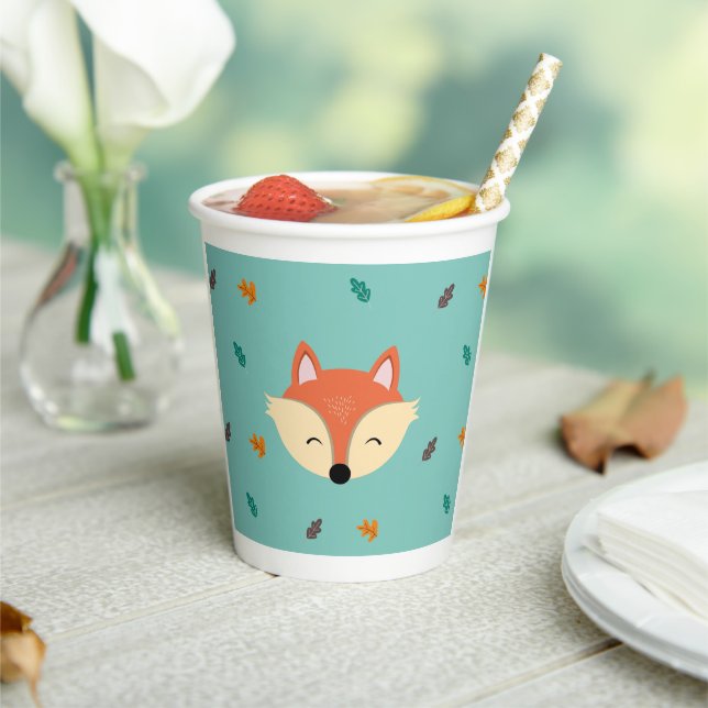Baby Shower, Paper cup, Animales del Bosque Pappbecher (In Situ)