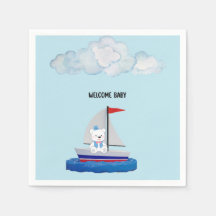 Baby-Shower-Papier-Servietten