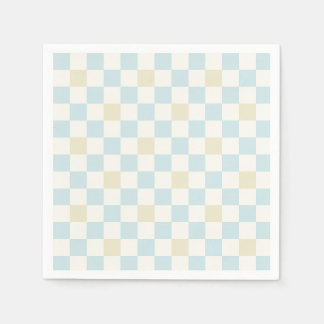 Baby-Shower-Papiernapkin für einen Jungen | Blau k Serviette