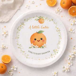 Baby Shower Papierplatten Ein Kleiner Süßling Pappteller
