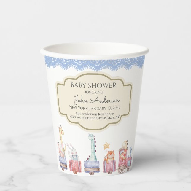 BABY SHOWER PAPPBECHER (Vorderseite)