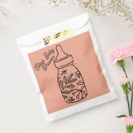 Baby Shower Party Baby Flasche Mittagessen Name Geschenktütchen
