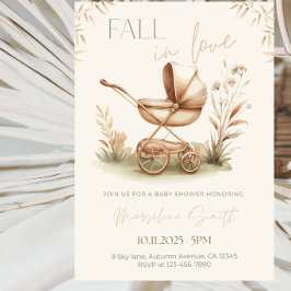 Baby Shower Party "Sich Verlieben" Einladung