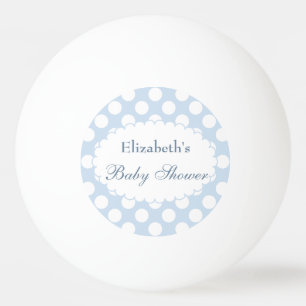 Baby-Shower-Ping-Pong-Ball mit blauen Tupfen Tischtennisball