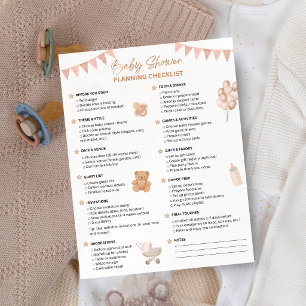 Baby-Shower-Planungs-Checkliste Süße Baby-Shower