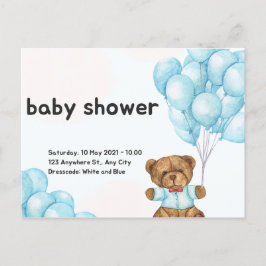 Baby Shower Postkarte