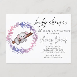 Baby Shower Postkarte