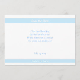 Baby Shower Rett-the-Dates Blue Save The Date