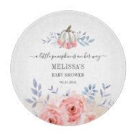 Baby Shower Rosarot Rosen Kürbis Floral