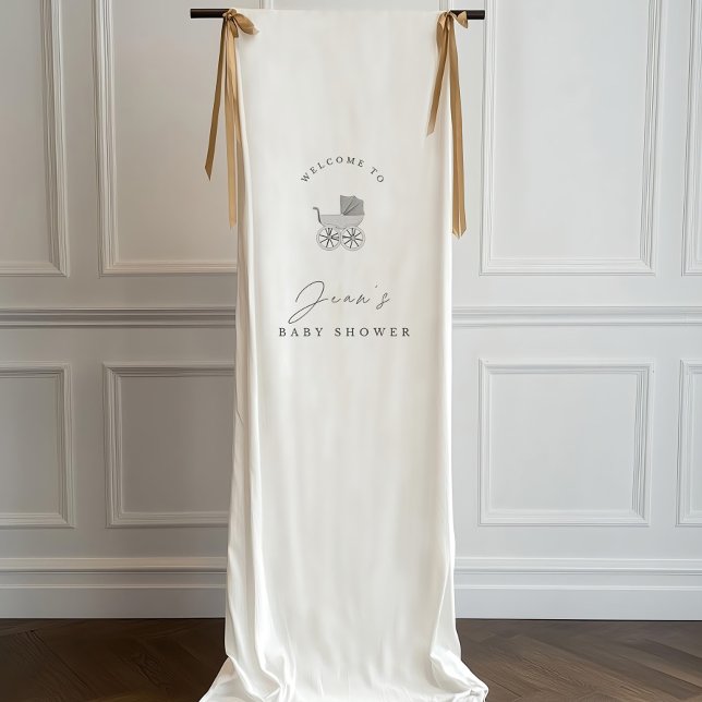 Baby Shower Sign, Baby stroller decorations, custo Banner (Von Creator hochgeladen)