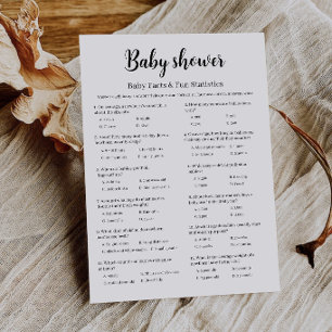 Baby-Shower-Spiel: Interessante Fakten und lustige Einladung