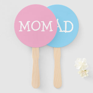Baby-Shower-Spiel War es Mama oder Papa Fächer
