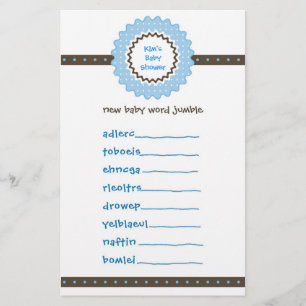Baby-Shower-Spiel - Wortverwirrung