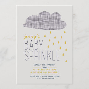 BABY SHOWER SPRINKLE EINLADUNG