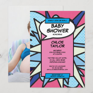 Baby-Shower-Sprinkle Moderne Geschlechterenthüllun Einladung